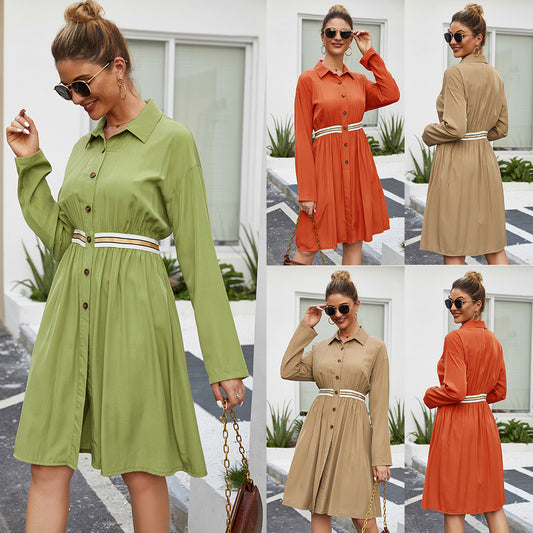 Woman in casual summer dress styled for a relaxed daytime look